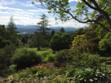View of the Lake District from Holehird Gardens