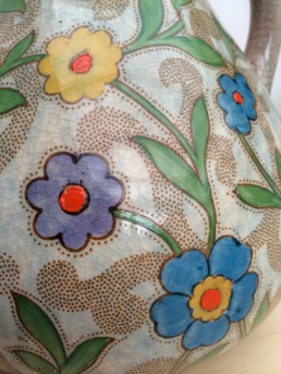 Floral jug-detail