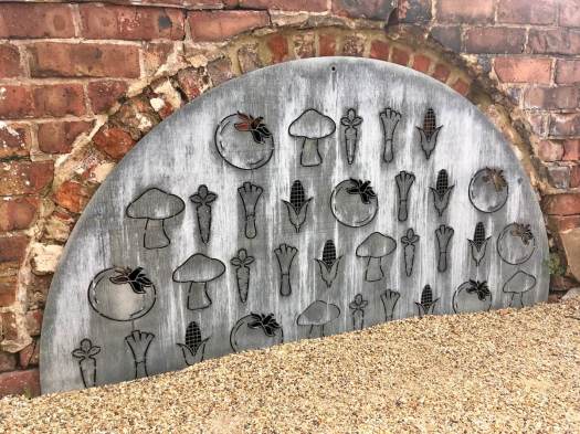 Decorative metal arch cover with air vents at RHS Bridgewater