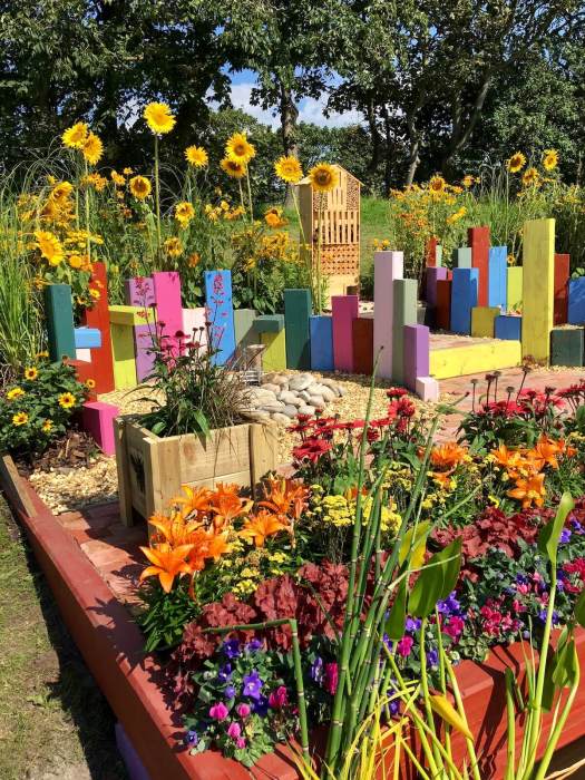 St Peter's School's Design a Garden by Rosie Buckley, Southport Flower Show